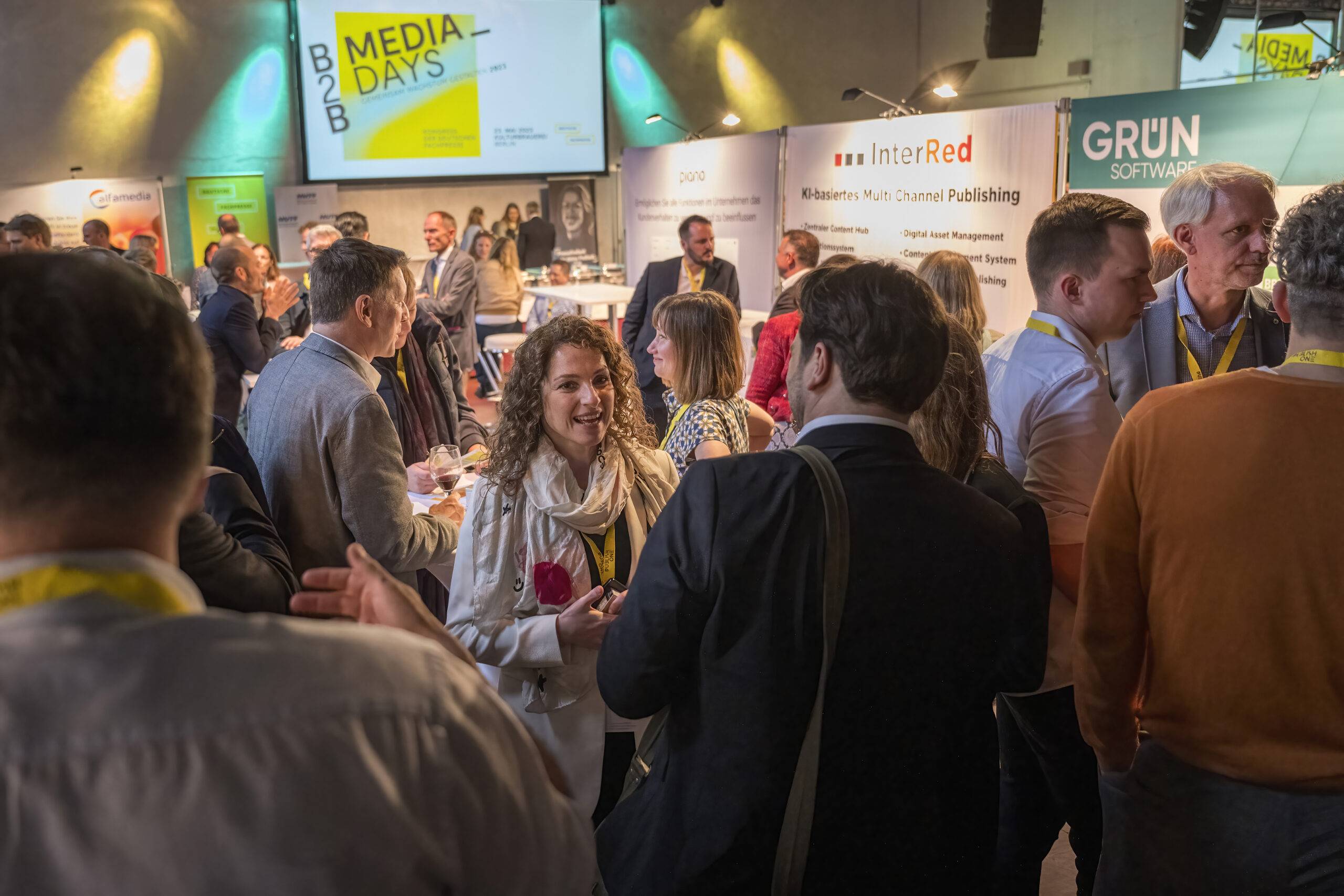 Unter dem Motto "Gemeinsam Wachstum gestalten" finden die B2B Media Days – Kongress der Deutschen Fachpresse am 23. Mai 2023 im Palais in der Kulturbrauerei in Berlin statt.   ///   Foto: Stefanie Loos