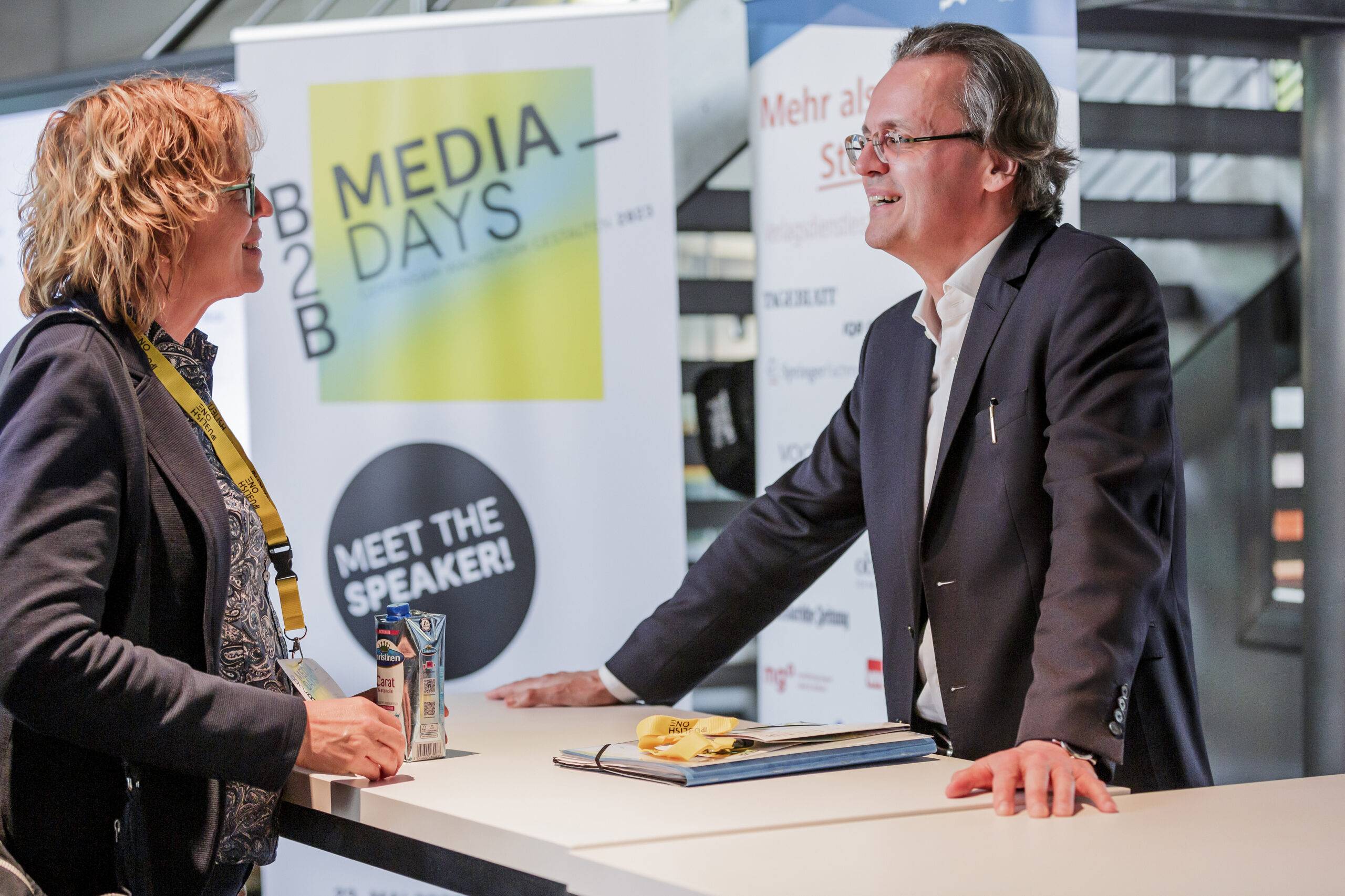 Unter dem Motto "Gemeinsam Wachstum gestalten" finden die B2B Media Days – Kongress der Deutschen Fachpresse am 23. Mai 2023 im Palais in der Kulturbrauerei in Berlin statt.   ///   Foto: Mo Wüstenhagen