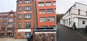 Links das alte Büro von Kontrapunkt am Goldbekplatz in Hamburg Winterhude. Rechts das Gebäude in der Ulmenstraße nur 1 km entfernt
