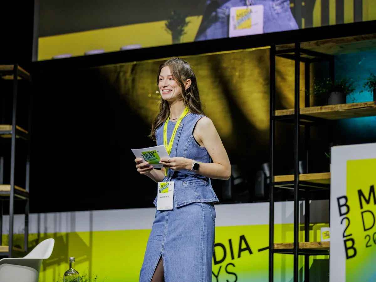 B2B Media Days Moderatorin